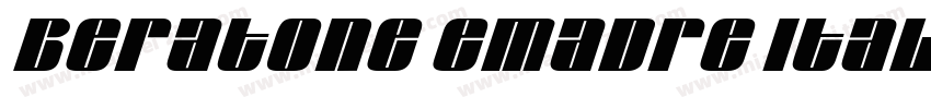 Beratone Emadre Italic字体转换